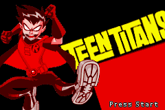 Teen Titans Title Screen
